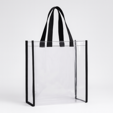 10 liters Solid PVC carry bags with Zipper Closure in Medium Size