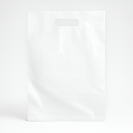 Non Woven Plain Shopping Bag (White)